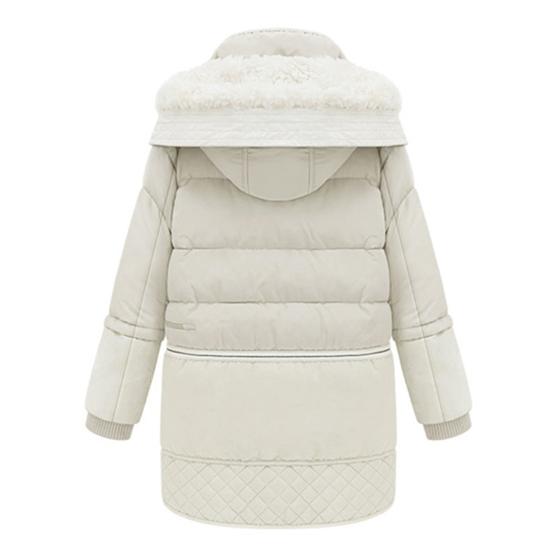 Women's lamb wool coat