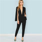 Women's deep V-neck Jumpsuit pants