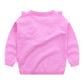 Manteau de couleur unie à volants