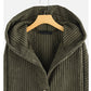 New Style Loose Plus Size Retro Corduroy Coat