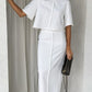 Costume slim en coton et lin pour femme, coupe ajustée et tendance