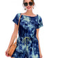 European And American Women's Short Tie-dye Jumpsuit
