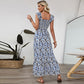 European And American Fashion Retro Vacation Style High Waist Long Skirt For Women