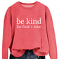 All-matching Women's Letter Simplicity Top