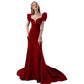 Robe de banquet en satin à la mode pour femme