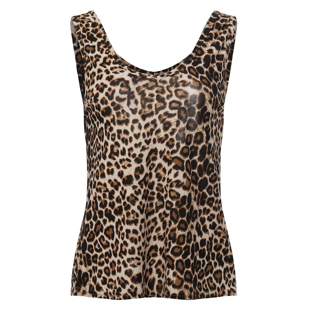 Camisole ample imprimée grande taille pour femme