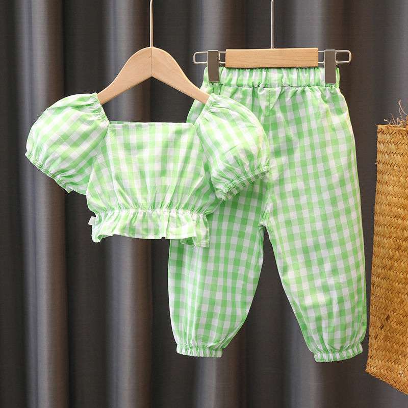 Pantalon à manches courtes deux pièces pour enfants