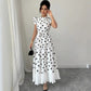 Elegant Butterfly Print Dress For Women