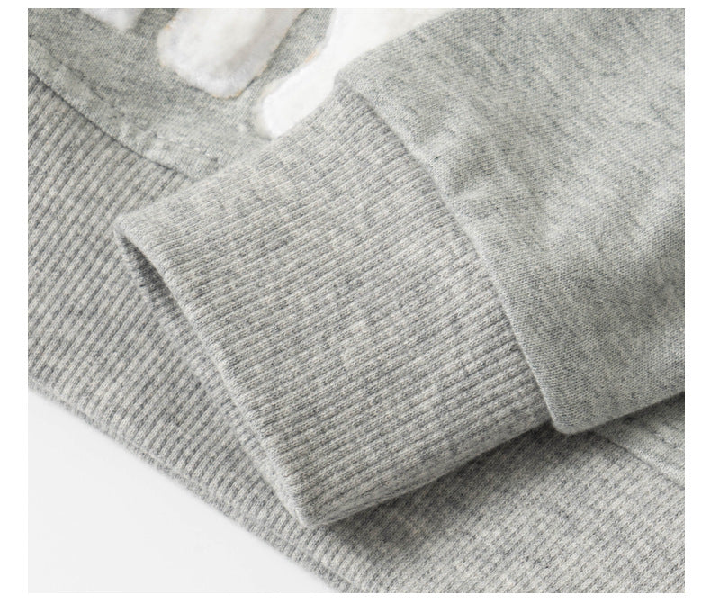 Baby long sleeve round neck pullover