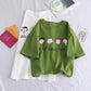 White Short Sleeve T-shirt Female Loose Student Net Red Half Sleeve Top Clothes