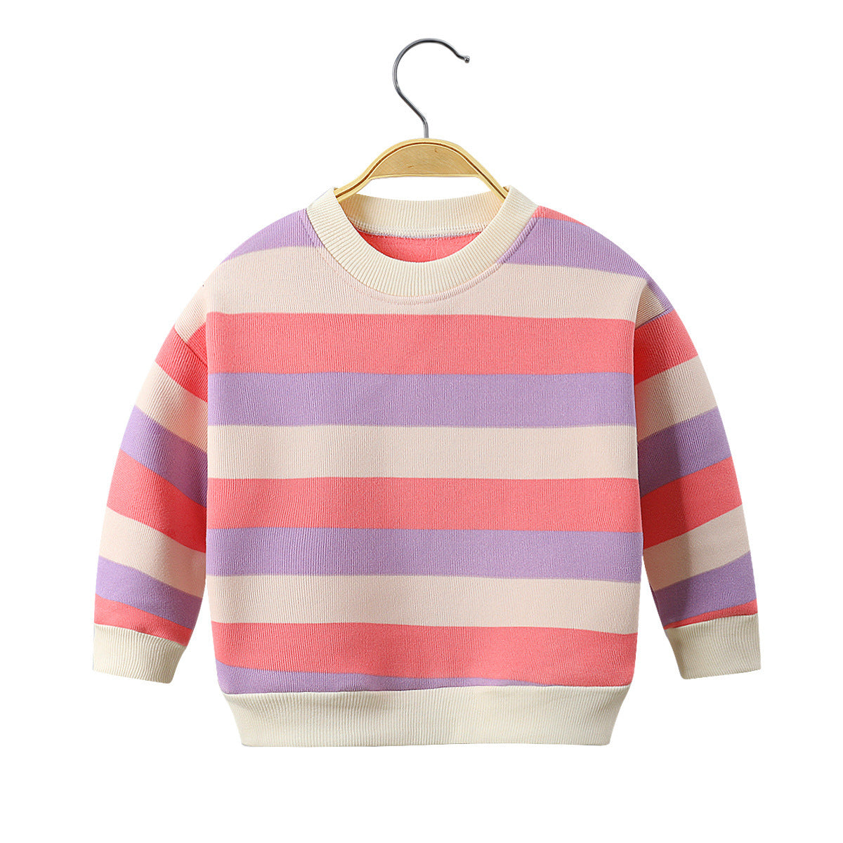 Winter long-sleeved pullover baby warm polar fleece top
