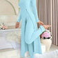 Crew Neck Split Long Sleeve Two-piece Set
