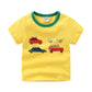 T-shirt d'été imprimé dessin animé pour enfants