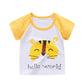 cotton children t-shirt short sleeve