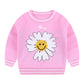 Children's smiley knitted sweater