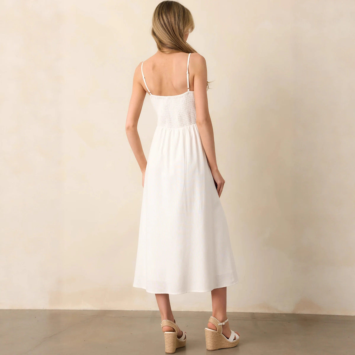 Backless Strappy Slim Women's Dress