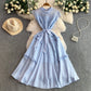 Sweet Flutter Sleeve Dress For Women