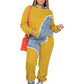 Fashion Casual Sweater Ankle-tied Long Twinset Suit