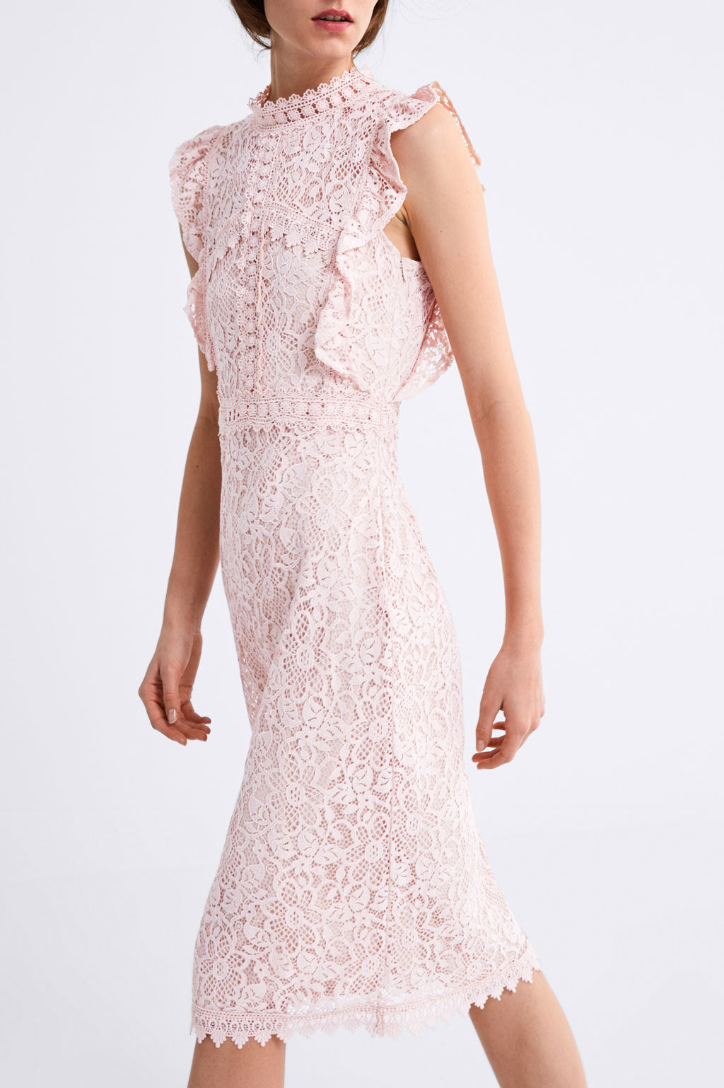 New Women's Layered Decorative Lace Dress