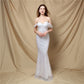 Women's Elegant Banquet Classic Mermaid Velvet Evening Dress