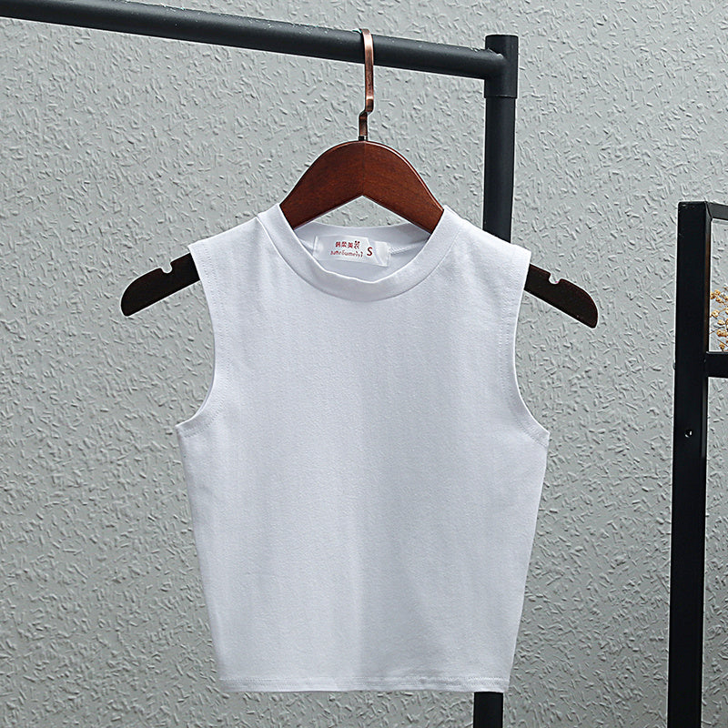 Half turtleneck vest