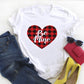 Personalized English Letters Couple Men's And Women's T-shirts