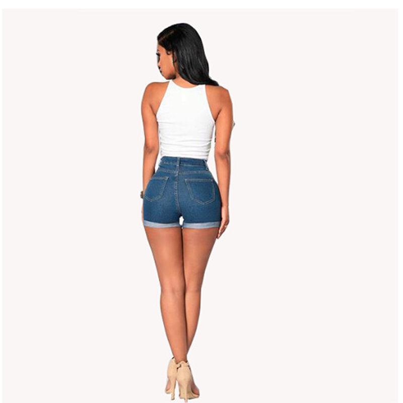 Short en jean bouclé et mini-pantalon