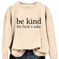 All-matching Women's Letter Simplicity Top