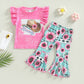 Fashion New Girls' Sleeveless Lace Suit