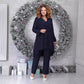 Embroidered Elegant Commuter Slim-fit Suit