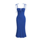 Robe fourreau en dentelle à cordon de serrage sexy européenne et américaine