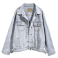 New Korean style loose Hong Kong style denim jacket