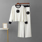 European And American Fashion Suit Women's Spring And Autumn Loose And Irregular Knitting