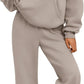 Autumn And Winter Casual Hooded Sweatshirt Oversized Wide-leg