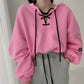 Women's Retro Simple Fashion Versatile Hooded Long Sleeve Sweater