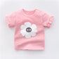 T-shirts en coton pour bébés et enfants