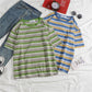 Loose striped top