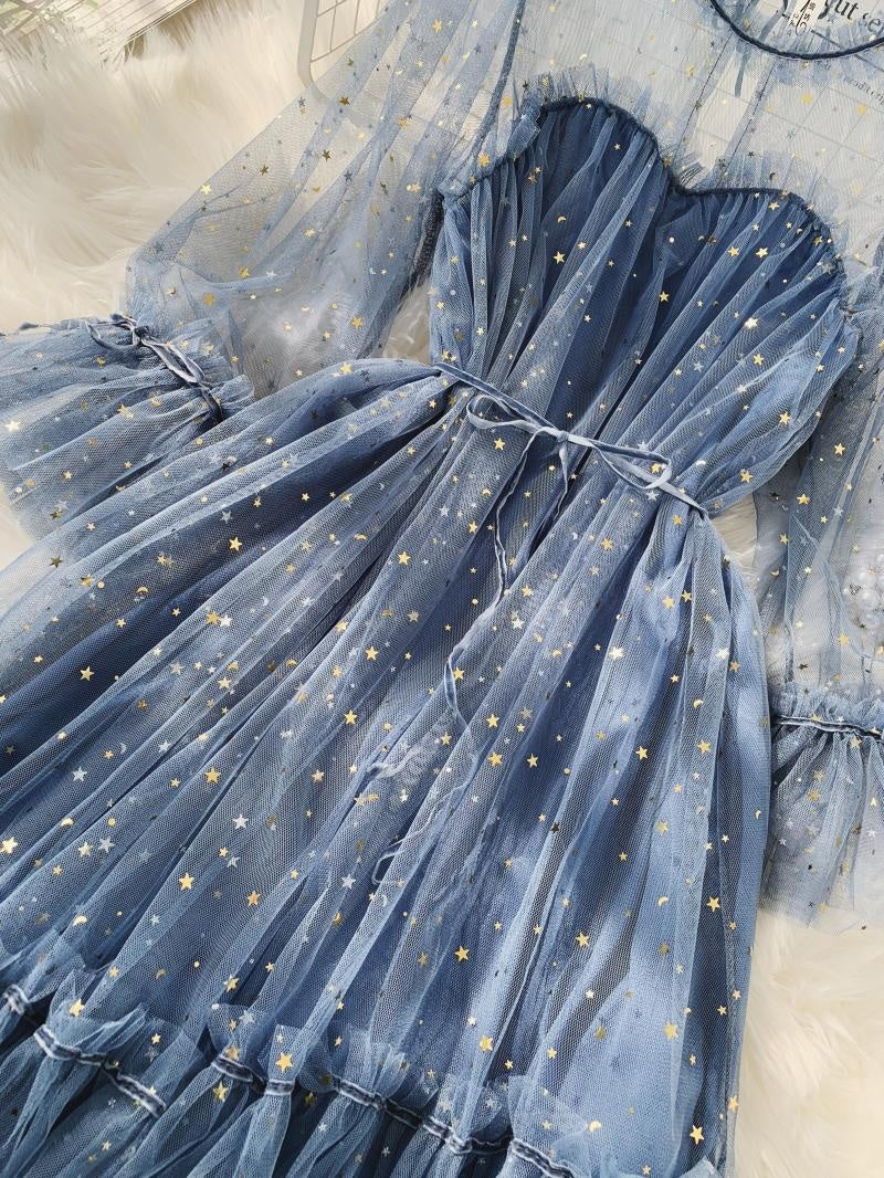 Robe étoile en maille douce 