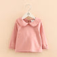 Baby Girl Doll Collar Long Sleeve T-shirt Top