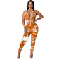 High waist casual jumpsuit
