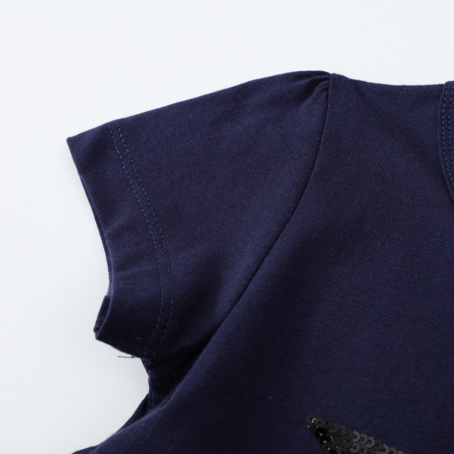 Robe de princesse en maille à manches courtes pour filles 