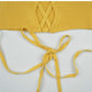 Strapless vest back hollow tie