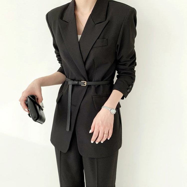Women's Suit with Plain Windbreaker