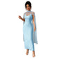 Womens Fashion Solid-Color Slim-Fit Camisole Dress