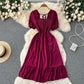 French-style Vintage Platycodon Fairy Dress New Gentle Summer Design