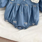 Bowknot Embroidered Baby Girl Princess Dress