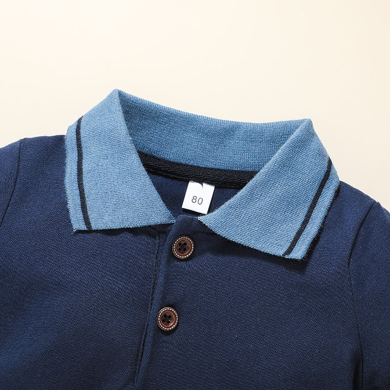 Grenouillère une pièce pour bébé et nourrisson, style boxer rayé tendance