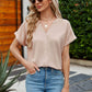 New Women's Clothing Ice Silk Zou Comfortable V-neck Cardigan Top