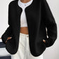 Fashion Casual Solid Color Women's Cardigan Short Jacket