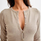 Knitted Sweater Turn Waist Mid-length Dress Set